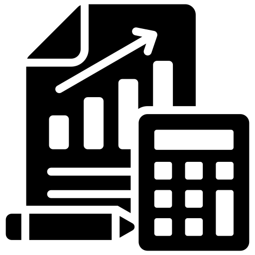 Icono de planificación financiera